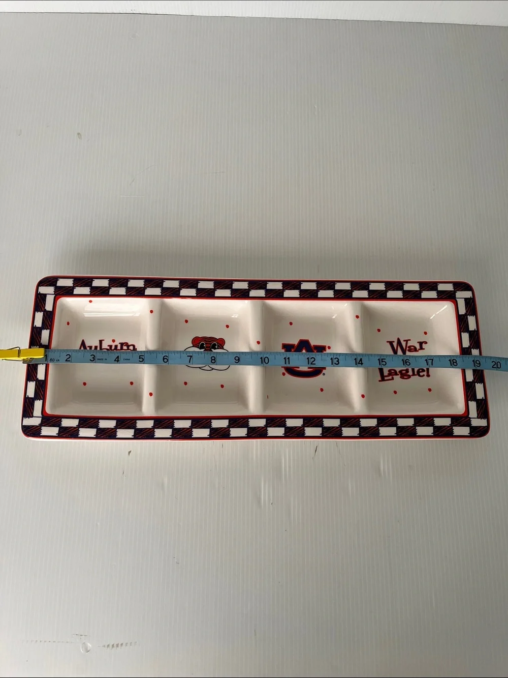 Auburn Tigers Relish Tray